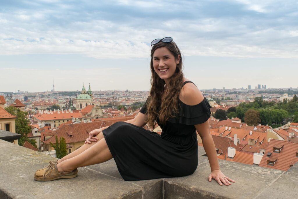 Best Views in Prague: Starbucks Prague Castle