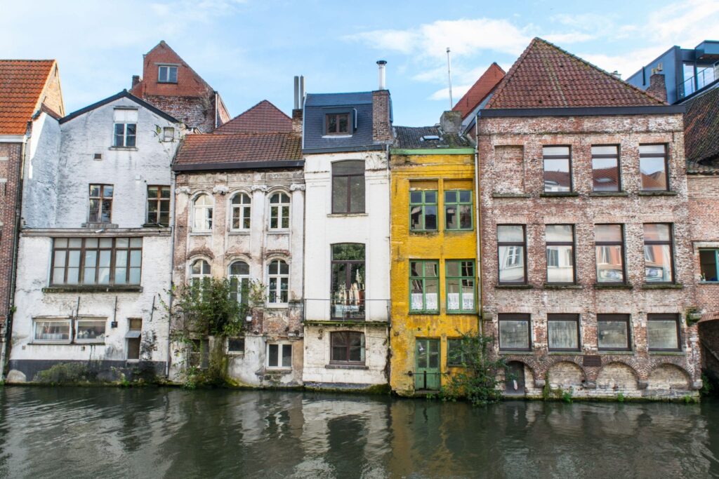 Ghent or Bruges: Ghent Canal View