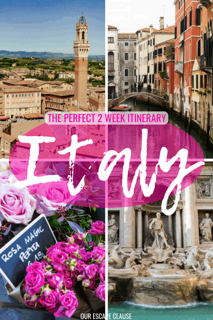 2 Weeks in Italy Itinerary: #rome #florence #tuscany #cinqueterre #venice #italy #travel