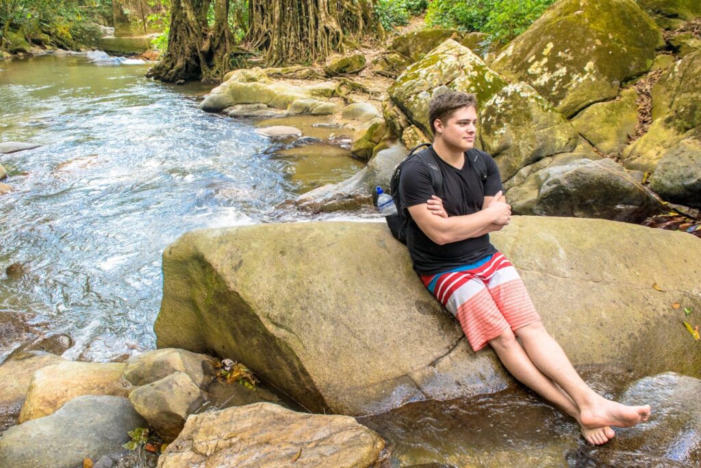Jeremy at Pozo Azul Minca, Colombia