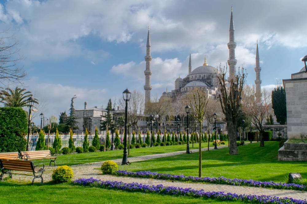 2 Days in Istanbul: view of Blue Mosque