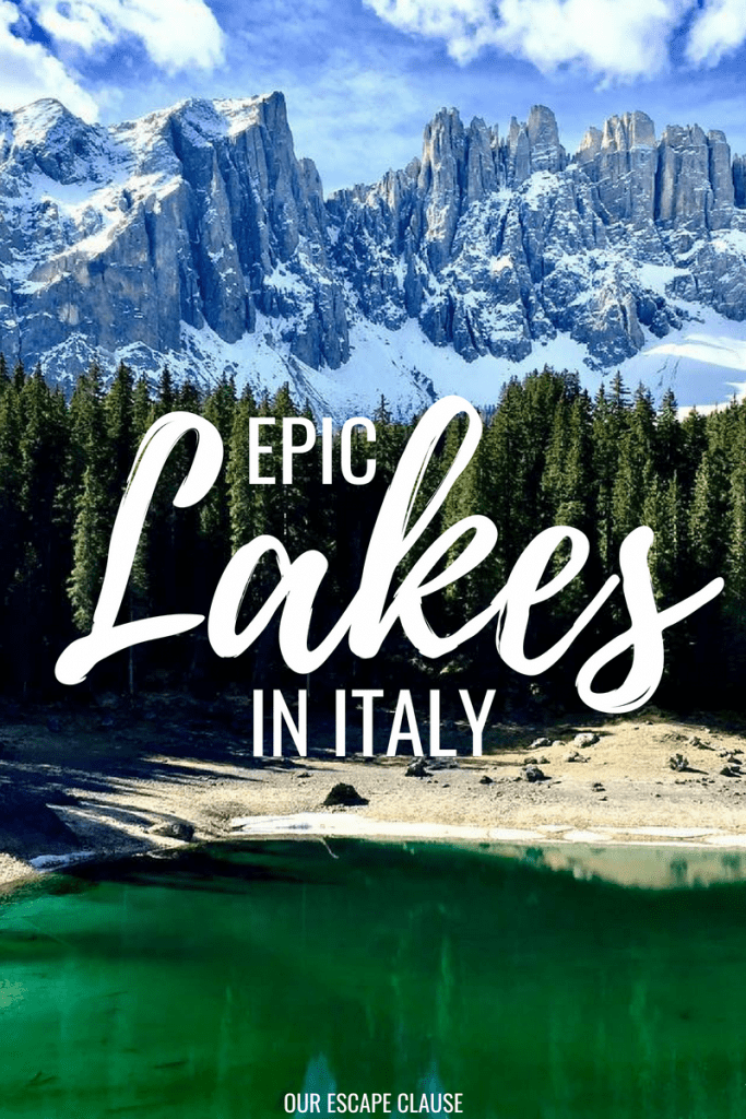 The Most Beautiful Lakes in Italy: #lakes #outdoors #getoutside #travel #italy