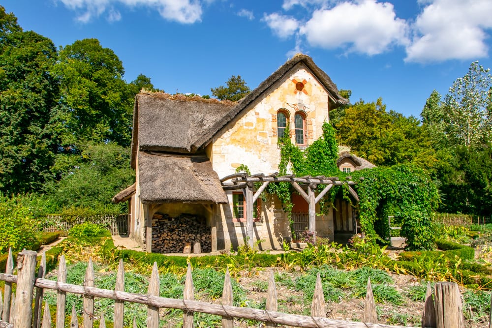 building located inside the queens hamlet in versailles france