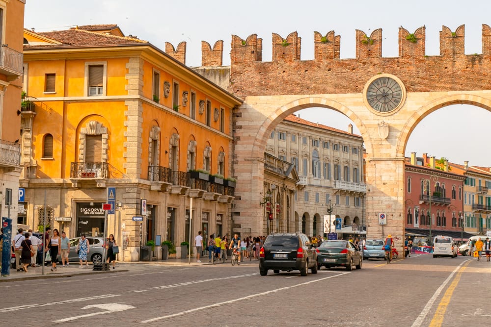 portoni della bra located on the edge of piazza bra, one of the best things to see in verona italy