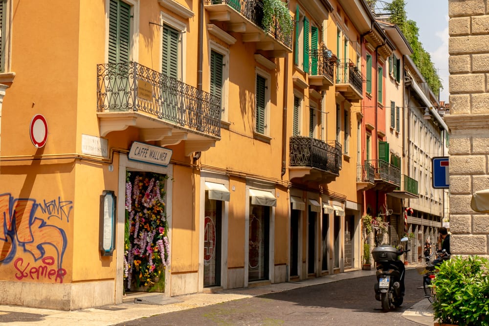 small side street in verona italy--one of our best tips for airbnb hosts is to double check all local regulations before starting to rent