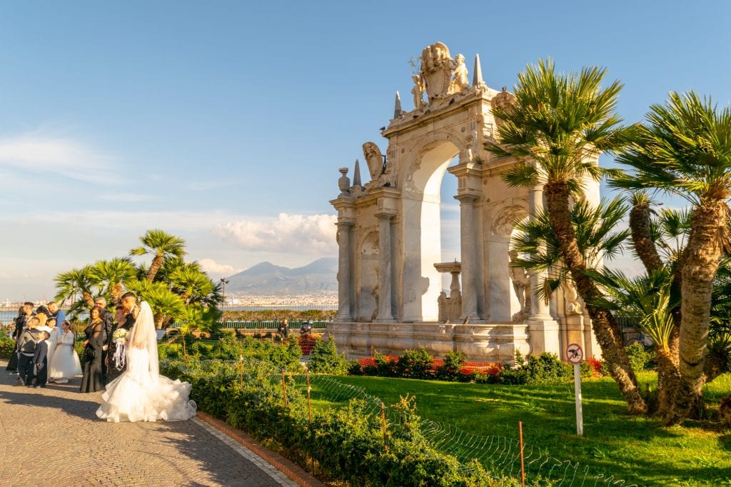 Where to Propose in Italy: Photo of Wedding in Naples