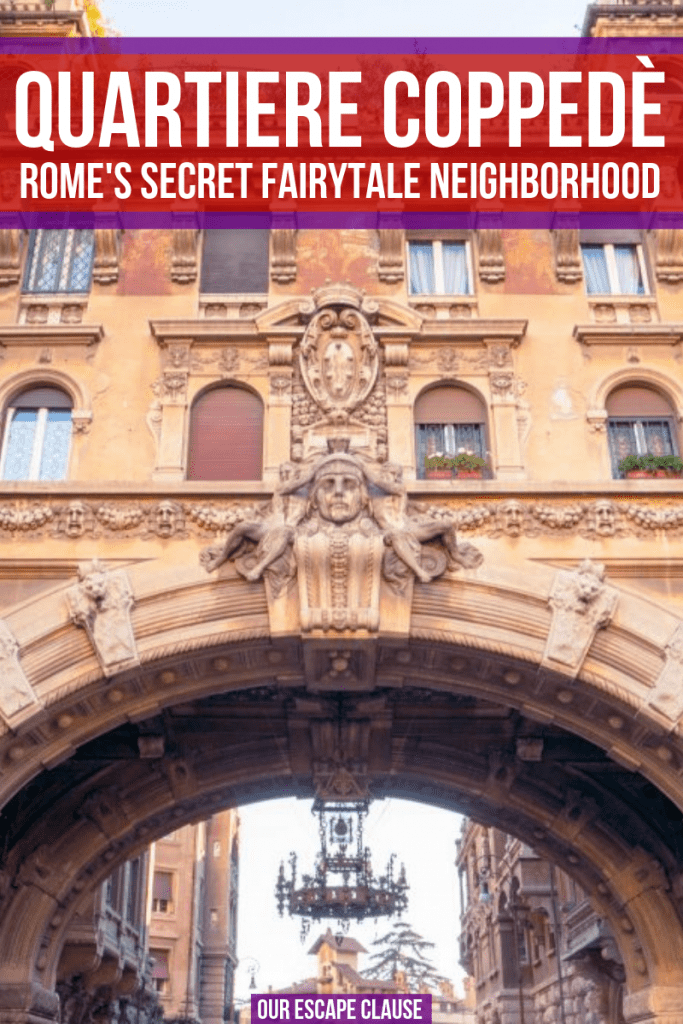 Discover Quartiere Coppedè, Rome's secret fairytale neighborhood! #rome #italy #roma #quartierecoppede #offbeatrome