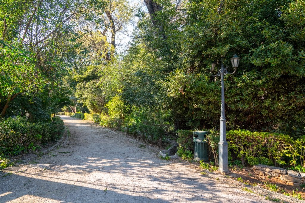 Path in Athens National Gardens, 2 Day Athens itinerary