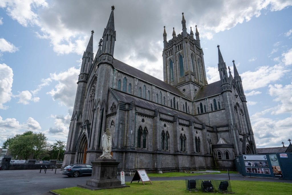 Cathedral in Kilkenny Ireland, an essential stop on your 10 day Ireland road trip itinerary!