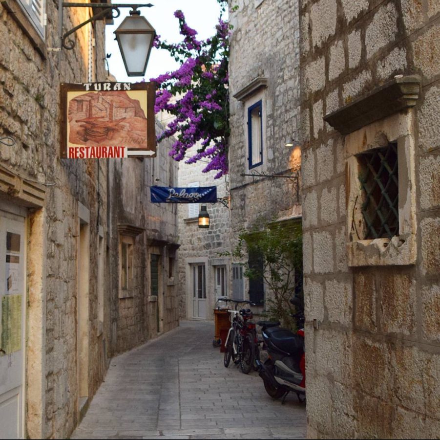 quiet street in jelsa croatia, an offbeat stop on hvar island