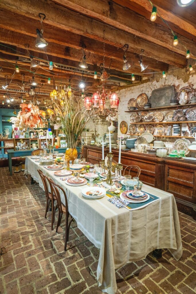 interior of paris market on broughton street, one of the best places to go shopping in savannah georgia