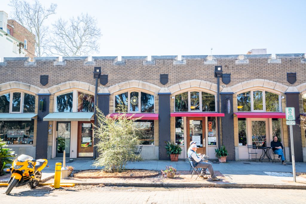 the sentient bean coffee shop savannah as seen from across the street