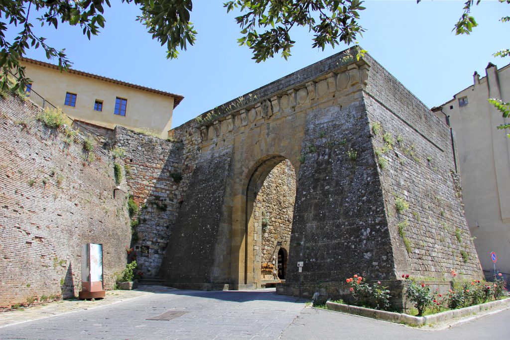 view of porta al prato gate tuscany