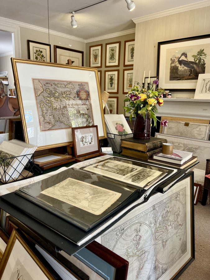 antique maps for sale as souvenirs from charleston south carolina
