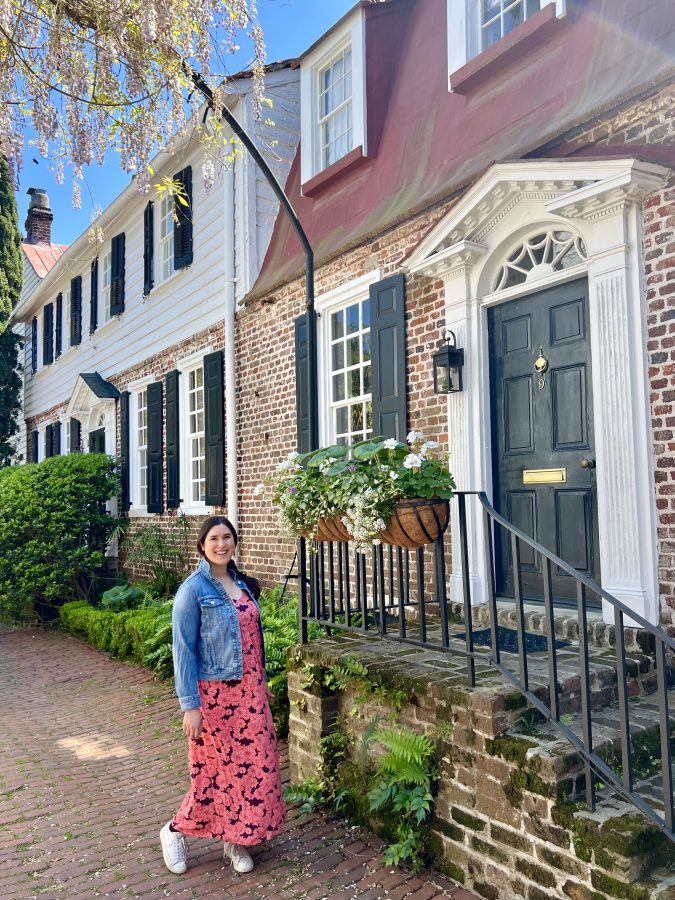 kate storm near stolls alley when visiting charleston sc
