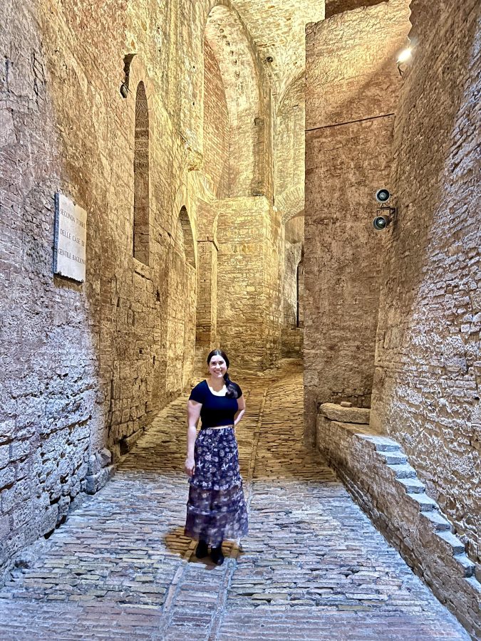 kate storm in rocca paolina, one of the coolest things to do perugia umbria